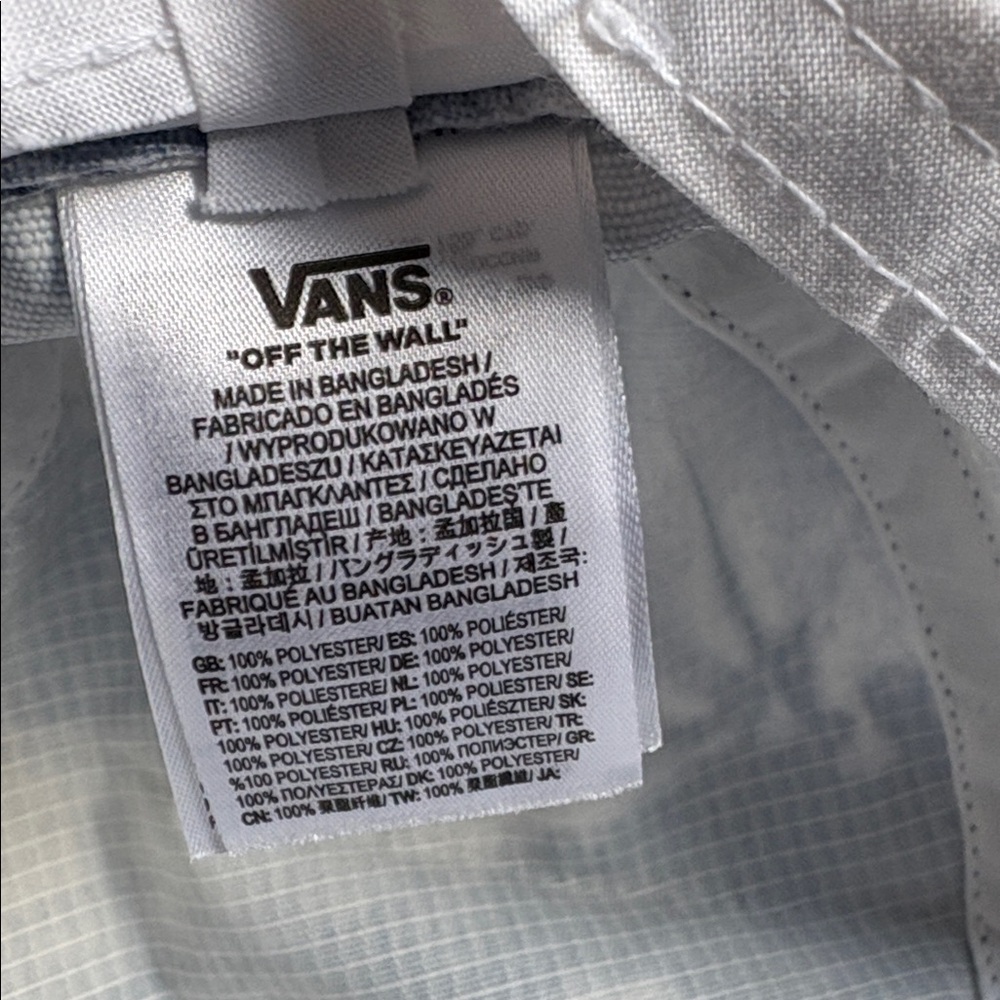 Vans Step Up Navy Blue White Tie-Dye Bucket Hat S/M - Picture 9 of 10